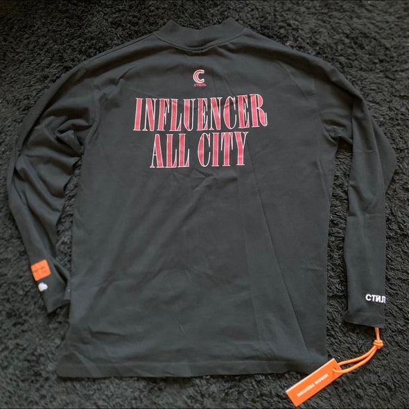 Heron Preston Influencer L/S Black Thick Tshirt