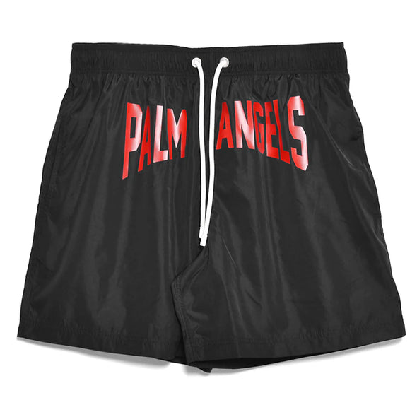 Palm Angels Mini College Over Tee - Black/Dark Red