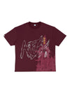 Aopsia Wake Up Tshirt Burgundy