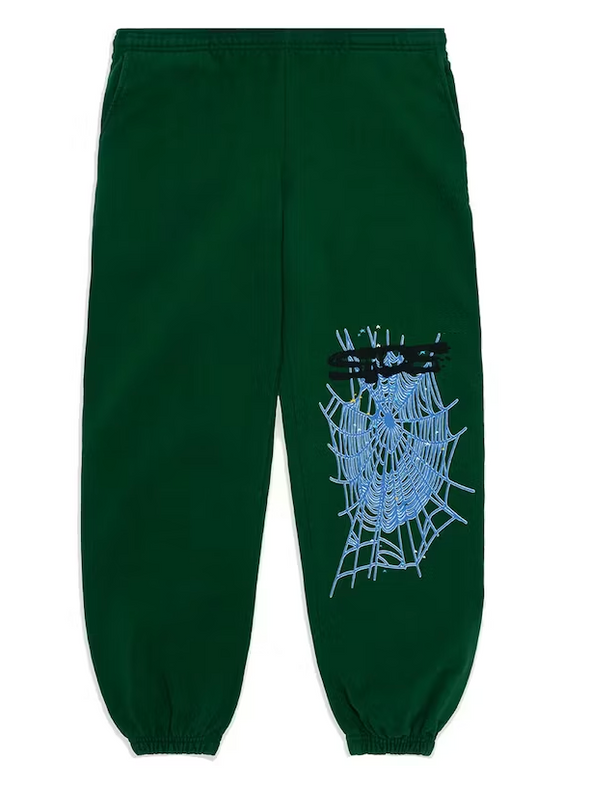Sp5der Hunter Green Sweatsuit