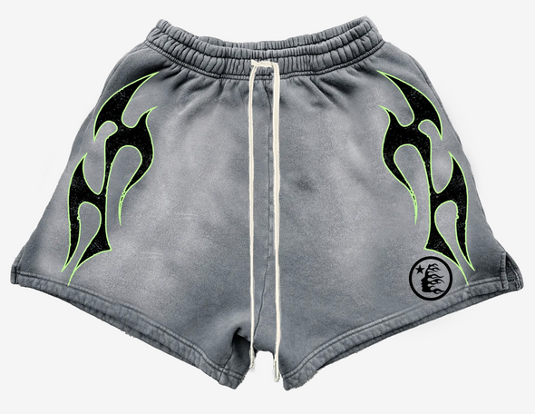 Hellstar FLAME SHORTS GREY Capsule 10