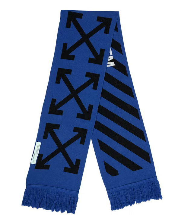 OFF-WHITE Arrows Scarf Black/Blue
