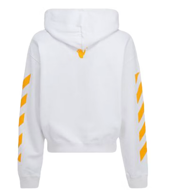 OFF-WHITE Caravaggio Saint Jerome Writing Print Hoodie White/Yellow/Black