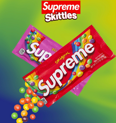 Supreme Skittles Candy (Limited Edition) 1 Pack