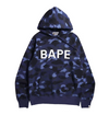 BAPE Color Camo BAPE Pullover Hoodie Navy