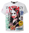 Lost Intricacy Front Page Mag Tee White