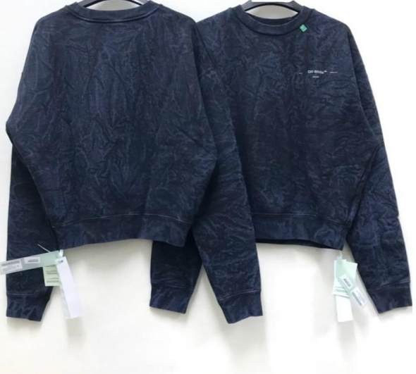 Off-White Volume Crewneck Blue