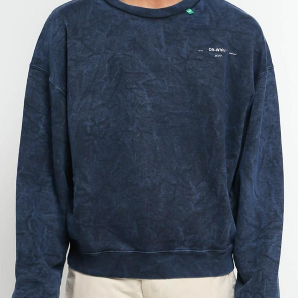 Off-White Volume Crewneck Blue