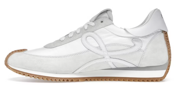 Loewe Flow Runner Low White Light Grey Gum