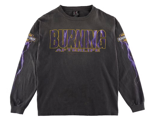 Saint Mxxxxxx Evil Spilit L/S T-Shirt Vintage Black