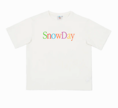 SnowDay 'Regular Fit' White Tee