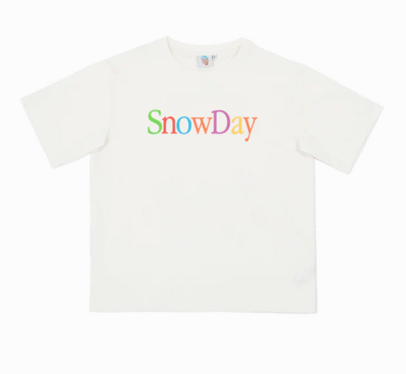 SnowDay 'Regular Fit' White Tee