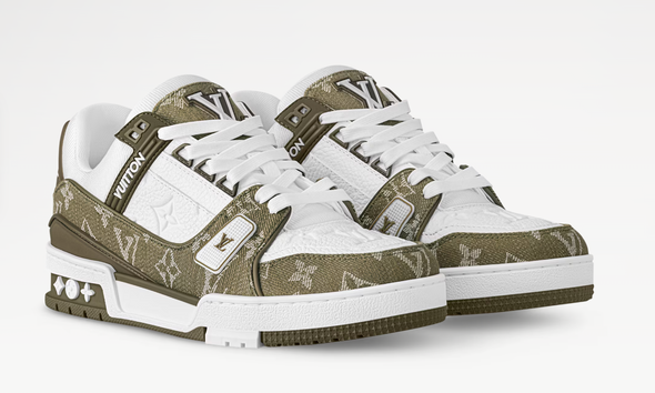 LV Trainer Sneaker Khaki