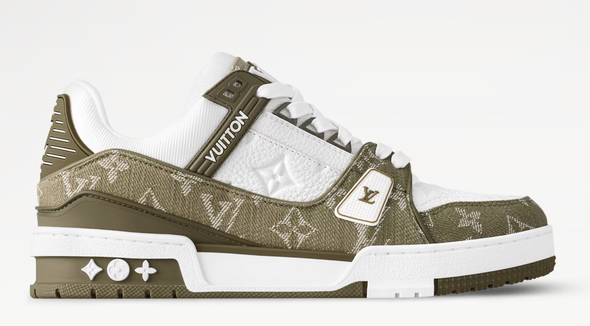 LV Trainer Sneaker Khaki
