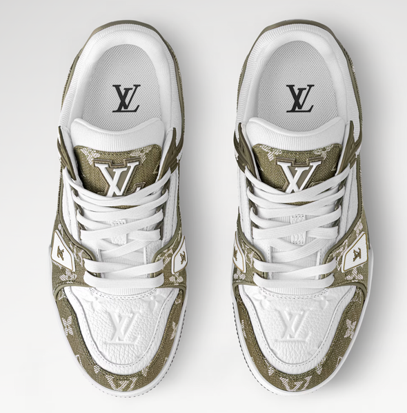 LV Trainer Sneaker Khaki