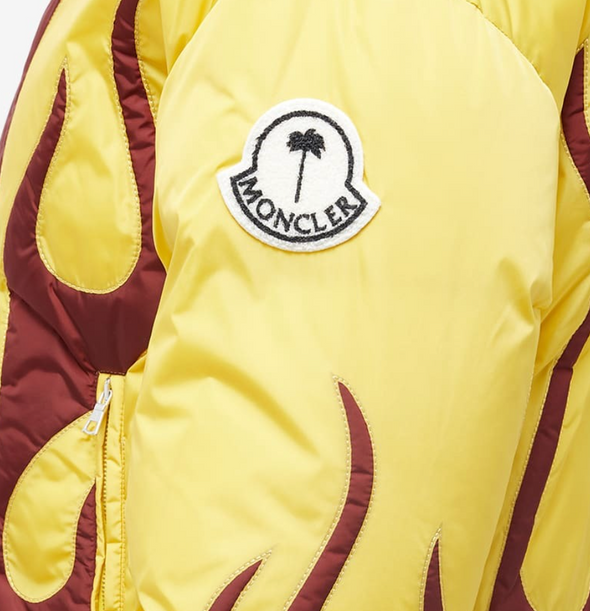Moncler Genius Clancy Jacket 'Yellow/Red' Palm Angels