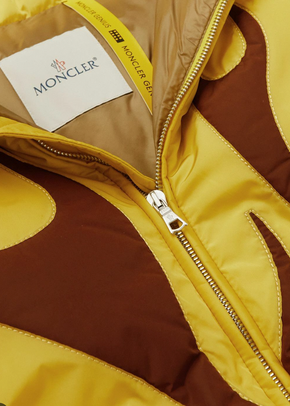 Moncler Genius Clancy Jacket 'Yellow/Red' Palm Angels