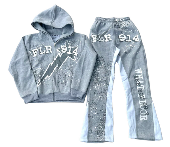 FLR914 HEATHER GREY "ALL STAR" SET