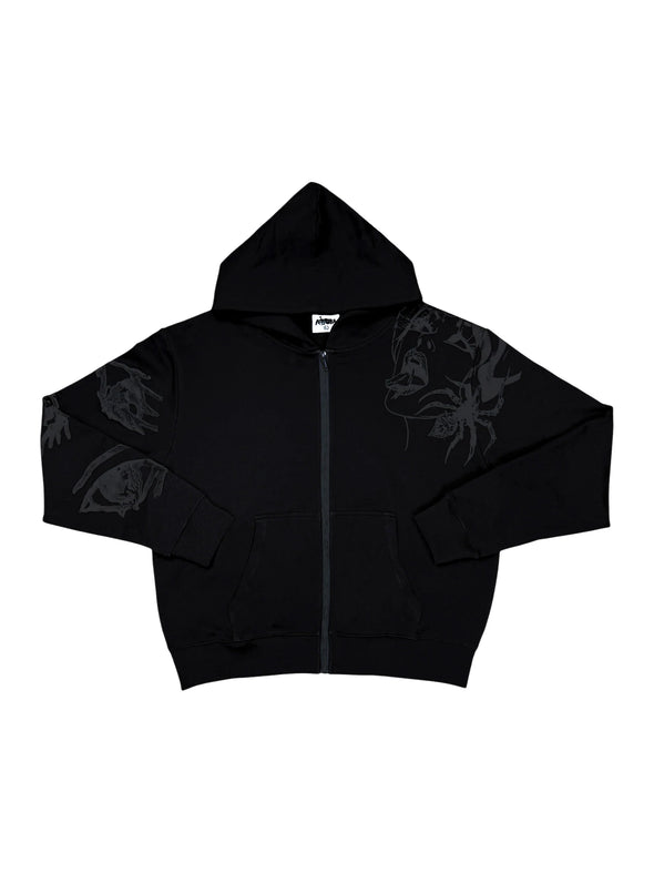 Aopsia Spider Hoodie Black