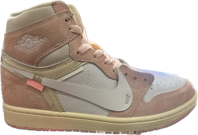 Air Jordan 1 Washed Pink Custom Off-White by PHucboii