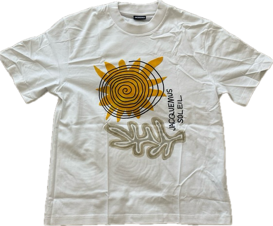 Jacquemus Le Tshirt SoalHeiro Leaf Beige Special Arty