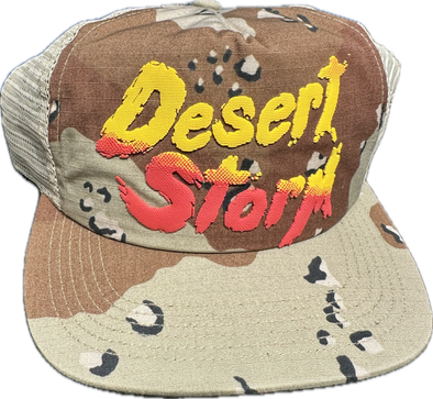 Supreme Desert Storm Snapback Trucker Hat Camouflage 2014