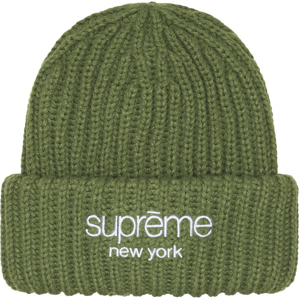 Supreme F/W23 CLASSIC LOGO CHUNKY RIBBED BEANIE