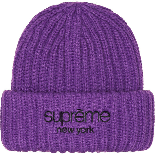 Supreme F/W23 CLASSIC LOGO CHUNKY RIBBED BEANIE