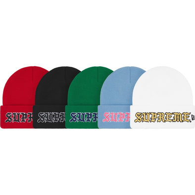 Supreme New Era® Old English Beanie