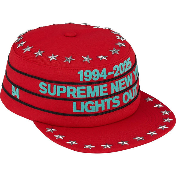 Supreme Star Studded Pillbox Cap