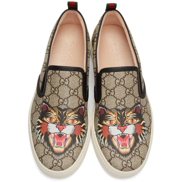 Gucci GG Supreme Slip-On 'Angry Cat'