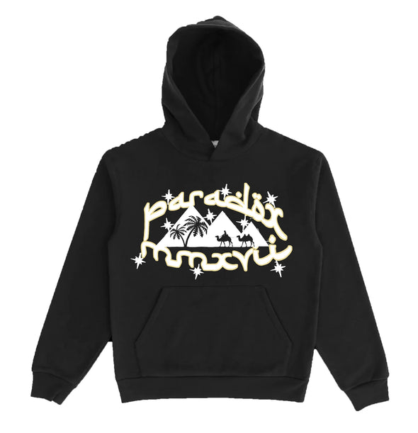 PRDX "EGYPTIAN PYRAMIDS" LIGHTNING ARC LOGO PULL-OVER HOODIE (BLACK)