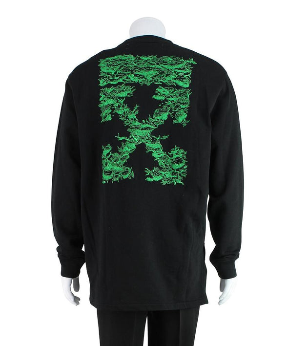 OFF-WHITE Off Tree Crewneck Black