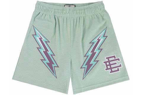 Eric Emanuel EE Short Green/Purple Bolt