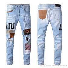 Amiri Grunge Patchwork Jeans