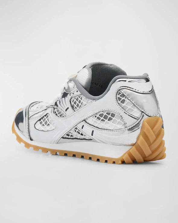 Bottega Veneta Orbit Sneaker 'White Silver'