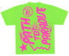 HELLSTAR JESUS EMBLEM TEE LIME GREEN Collection 8