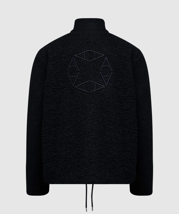 Alyx 9sm Men's Black Elevated Quarter Zip Fleece Sweatshirt