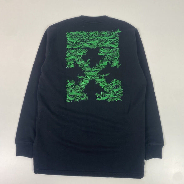 OFF-WHITE Off Tree Crewneck Black