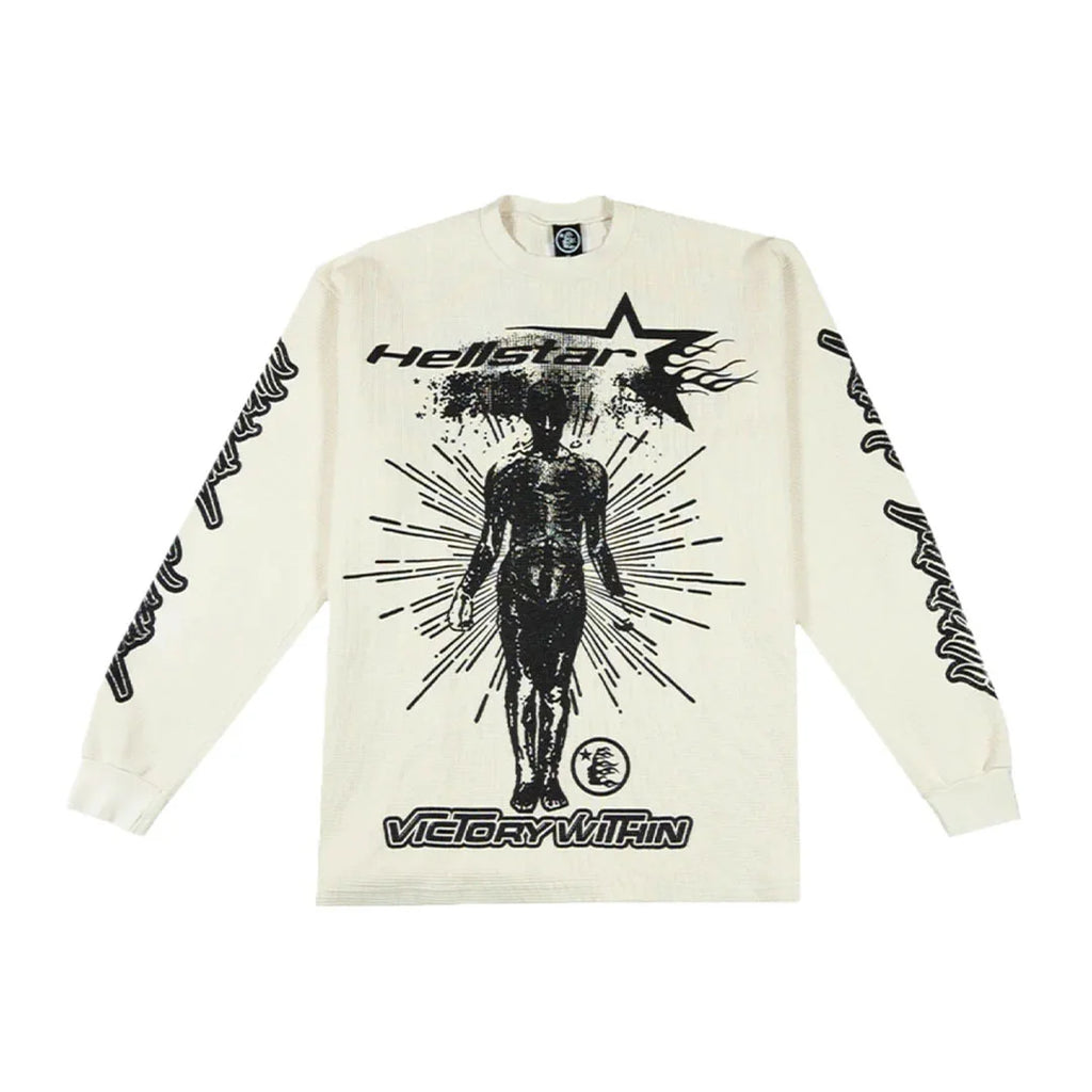 Hellstar Victory Thermal Long Sleeve White – GotEmKicks