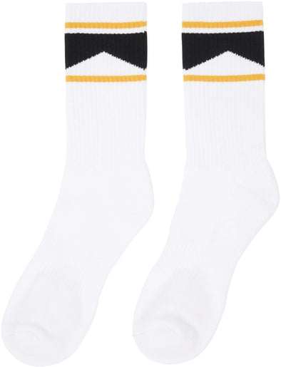 Rhude Chevron Socks 'White'