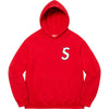 Supreme S Logo Hoodie Red