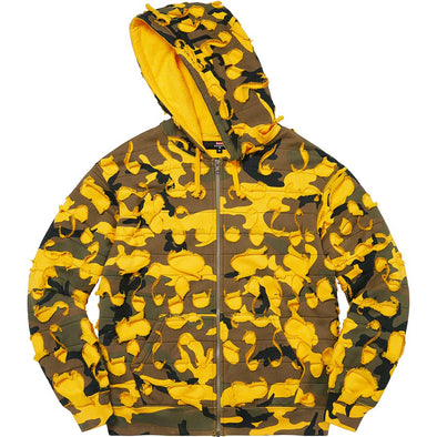 Supreme Griffin Zip Up Hooded Sweatshirt (Yellow Camo)