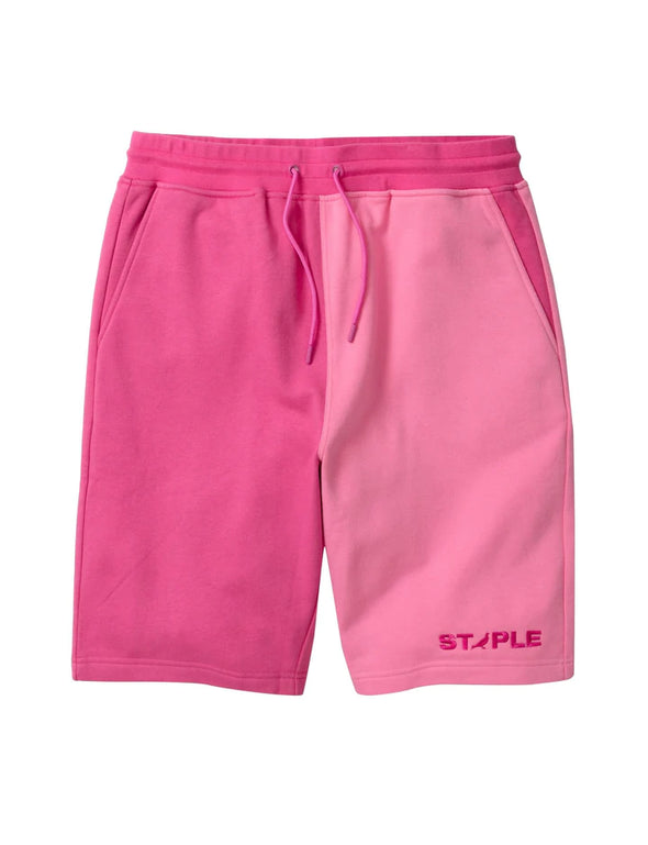 Staple Pink Tri Color Shorts