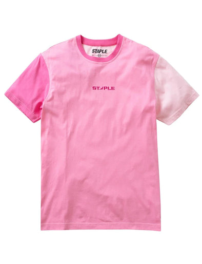 Staple Pink Tri Color Tee