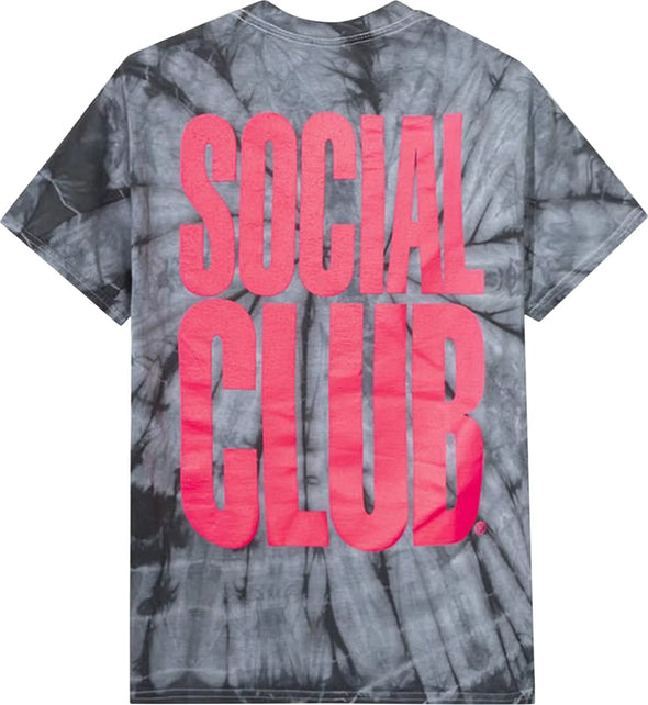 Anti Social Social Club Heatwave Tee 'Black Tie Dye'