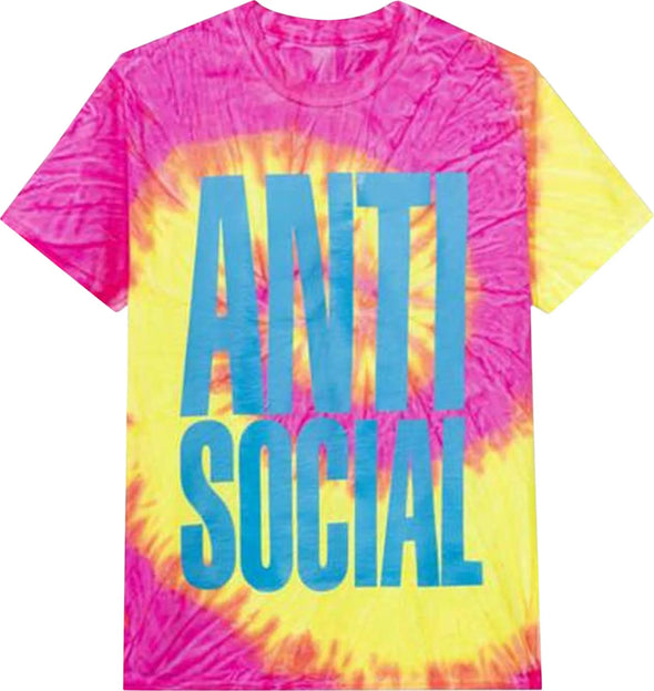 Anti Social Social Club Heatwave Tee 'Pink Tie Dye
