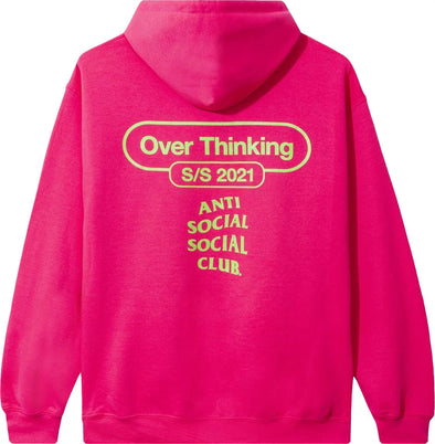 Anti Social 'Over Thinking 21' Hoodie (Pink)