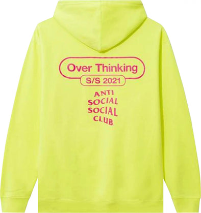 Anti Social 'Over Thinking 21' Hoodie (Volt)