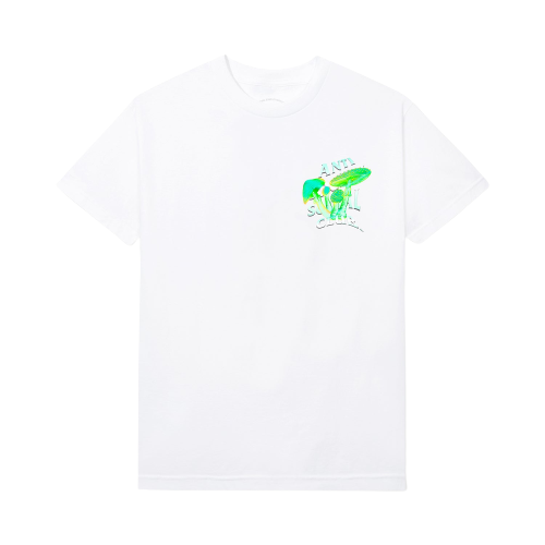 Anti Social Backlight Poster White Tee
